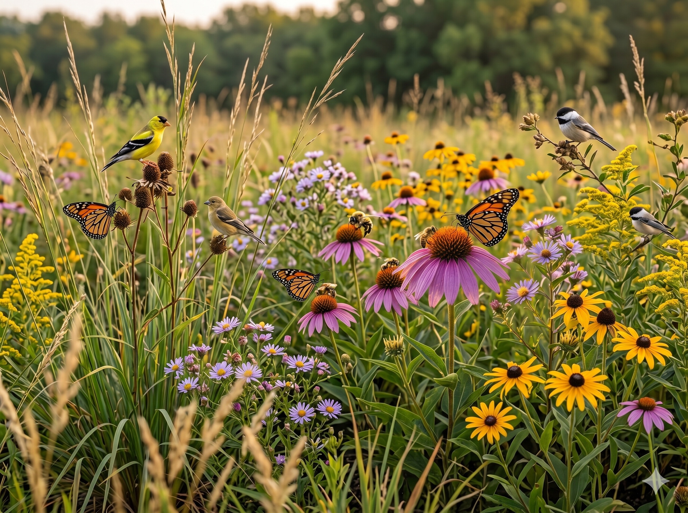 A thriving native ecosystem