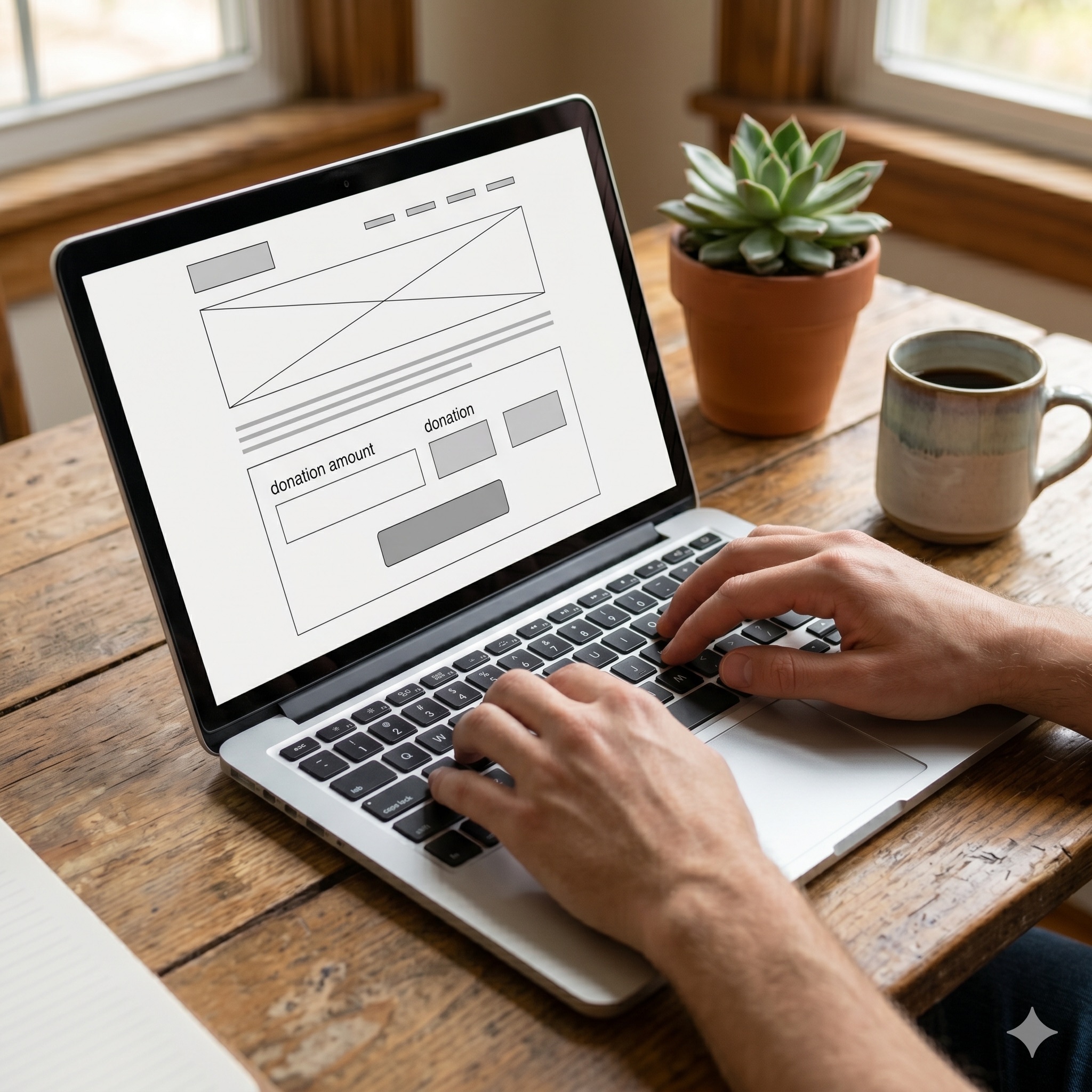 We build the page